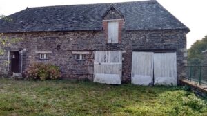 Etat de la grange future longère avant travaux