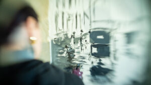 Peinture murale salle de réception Les Gabelous