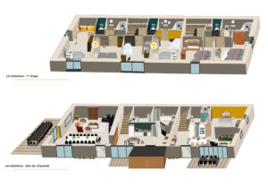 Plan Gite Les Gabelous 7 chambres Guipry-Messac